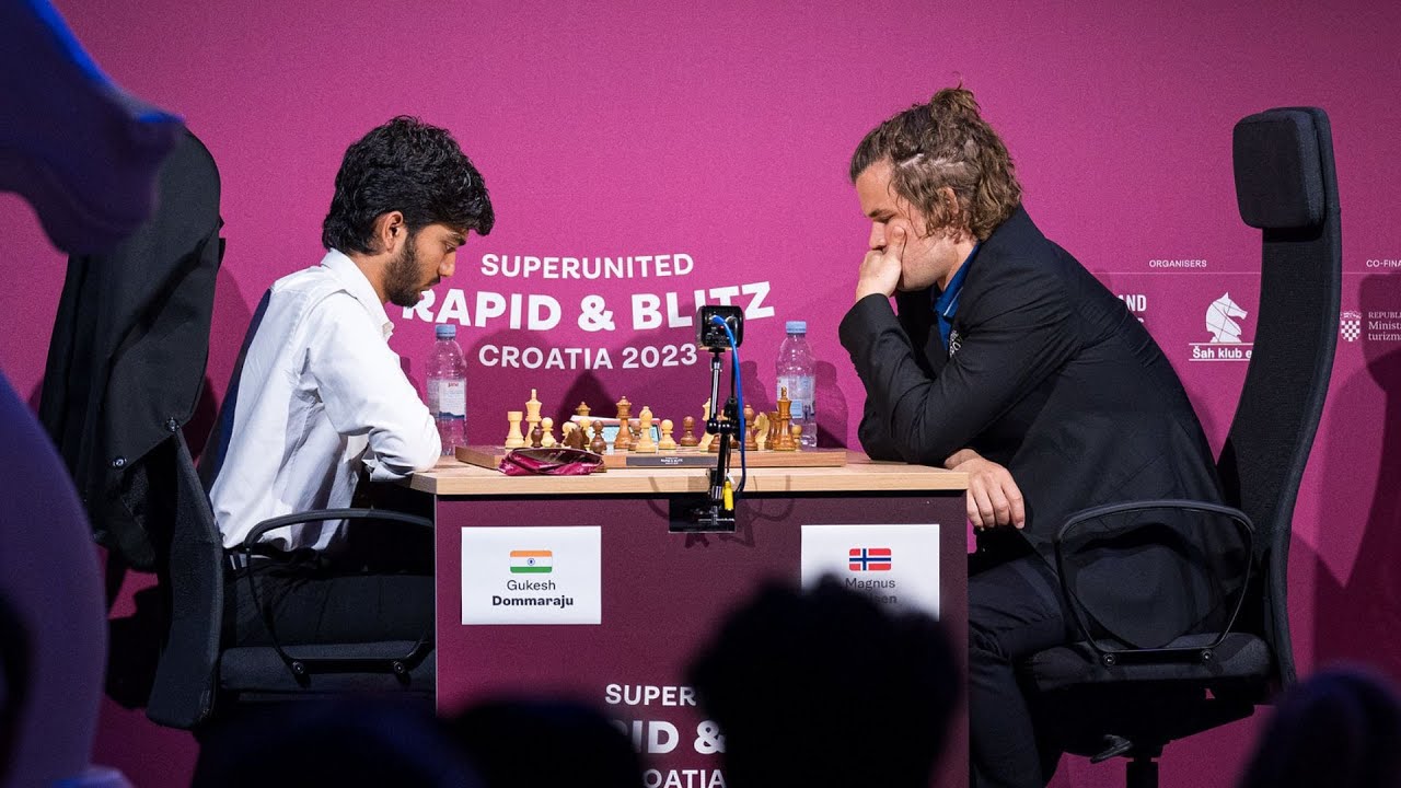 Magnus Carlsen vs Dommaraju Gukesh