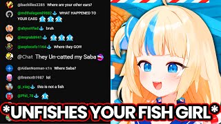 Chat Reaction when Saba Take Off Her Ears