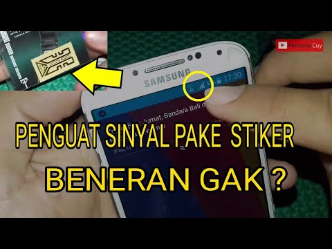 Penguat Sinyal Hp Pakai Stiker Beneran Gak Sob Youtube