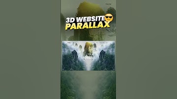 This Cool JavaScript Effect Will Make Your Website 3D ! #3danimation #3dwebsite #shorts #coding