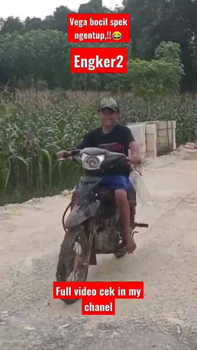 Review Vega standar bocil pake knalpot S-TD blarr muffler full engker