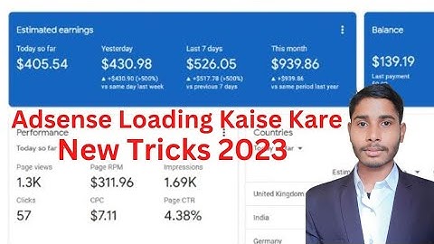 Adsense loading high cpc methed | adsense loading full course | adsense loading payment received |
