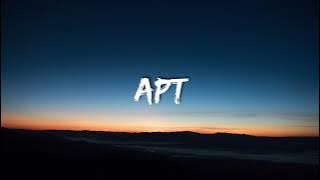 ROSÉ & Bruno Mars - APT. lyrics video