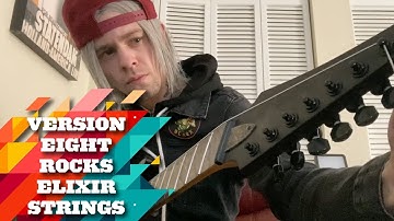 Version Eight Strings up and SHREDS with Elixir OPTIWEB Strings