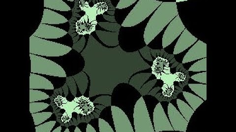 Cos z Biomorph #fractal #4bit #render with #my 100% #pure #python #graphics #library