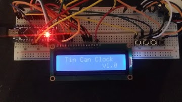 Arduino LCD Clock Demo