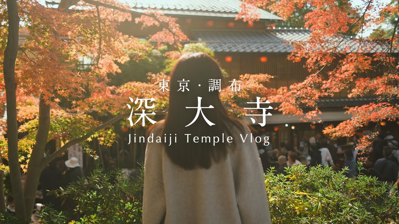 深大寺vlog【紅葉】七五三で賑わう11月のぶらり散歩｜名物そばと果実屋珈琲、深大湯で秋の1日癒し旅