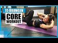 10 MIN Core Workout: Bauch- und Rückentraining ohne Geräte 💪