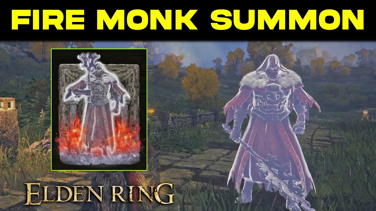 How to Get Fire Monks Summon Spirit in Elden Ring FIRE MONK ASHES