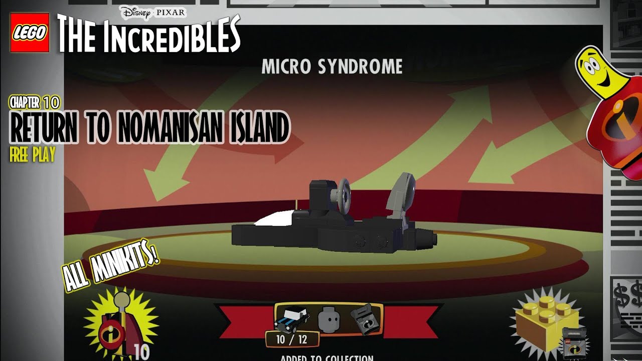 Lego The Incredibles: Return to Nomanisan Island БЕСПЛАТНАЯ ИГРА (все 10 мини-наборов) - HTG