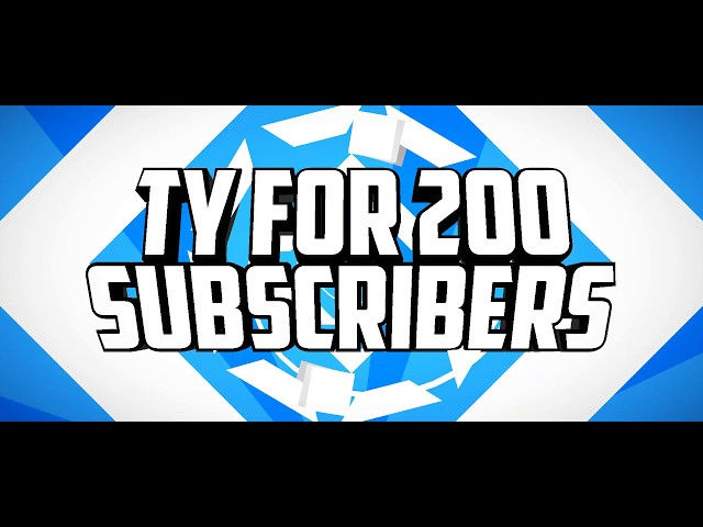 THANK  YOU GUYS FOR SUBSCRIBING! [200 SUBS] class=