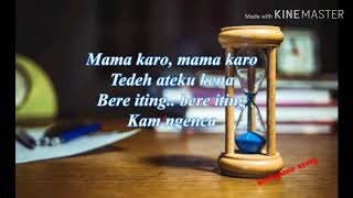 Download Lagu KAM NGENCA | karaoke lagu Karo | Female MP3