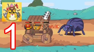 Cat'n'Robot: Idle Defense - Gameplay Walkthrough Part 1 - (iOS, Android)