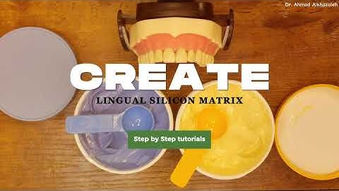 Create a lingual silicon Matrix for class IV restorations and composite veneers