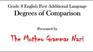 Gr 8 Lesson 13 20240513 Eng Degrees of Comparison