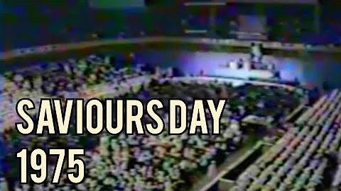 "Saviours Day 1975" (Complete Video) days after the depature of The Hon. Elijah Muhammad.