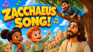 Zacchaeus Song 🎵 The Wee Little Man | Bible Worship Fun & Learning