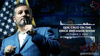 Cruz On The Erick Erickson Show I Believe The Senate Will Confirm Judge Barrett Before Election Day