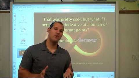 Derivatives Lesson 1, The Difference Quotient