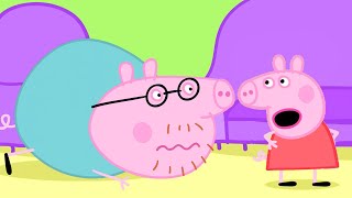 Peppa helps Daddy Pig Exercise 