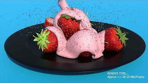 #Houdini #Maya #Nuke #Breakdown #Vray Houdini viscous fluid (cream)