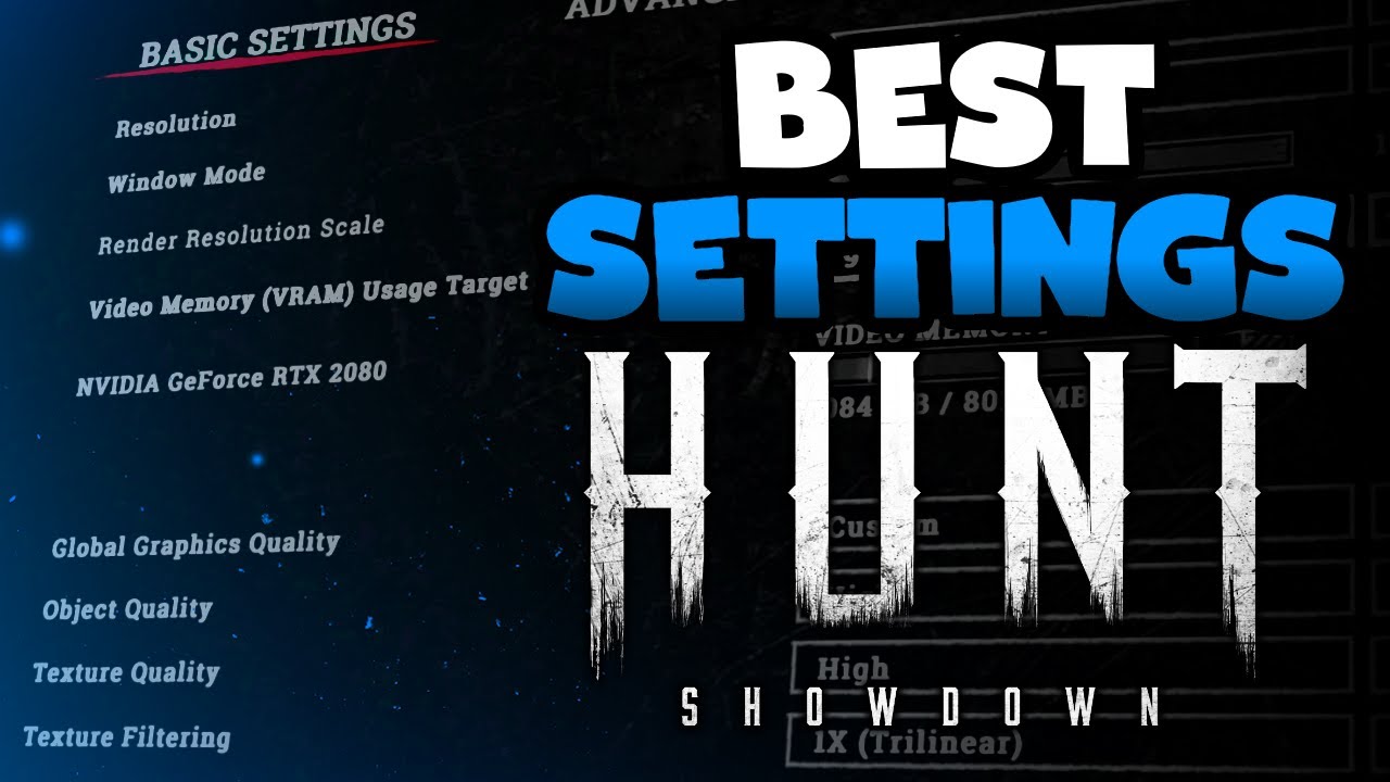 My Settings In Hunt: Showdown! - Best Settings In Hunt: Showdown