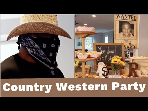 HOW TO: THROW A COUNTRY WESTERN THEMED PARTY /A RODEO THEME FOR ADULTS! COWBOY PARTY DECOR