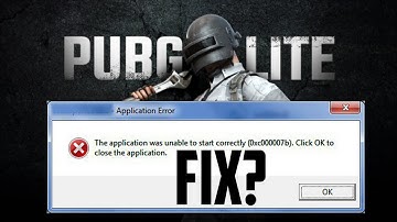 How To Fix Pubg Lite 0xc00007b Error [Solved]
