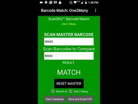 Barcode Match / Comparison