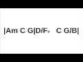 Am Rock Style Backing Track(Am C D/F# C G/B)