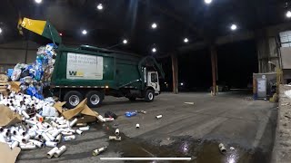 The worse part of being a front load driver and dumping at transfer station