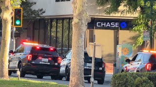 Man who barricaded himself inside Chase Bank building in California dies, hostages unharmed