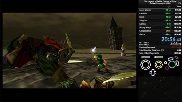Legend of Zelda: Ocarina of Time, Defeat Ganon (No SRM) 20:56 630 {January 19th, 2025}
