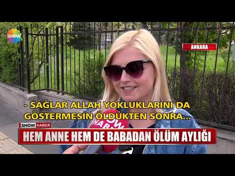 Hem anne hem de babadan ölüm aylığı