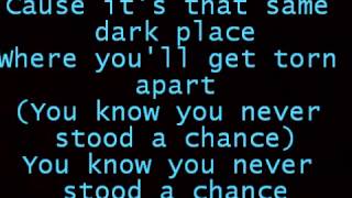 Vignette de la vidéo "Taking Back Sunday- Stood A Chance (Lyrics)"