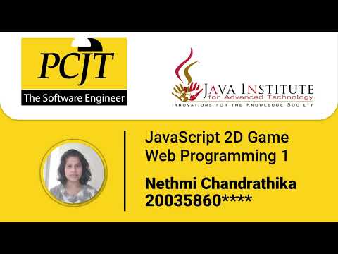 Java Institute 2D Game |Web Programming Selection Program | Nethmi Chandrathilaka