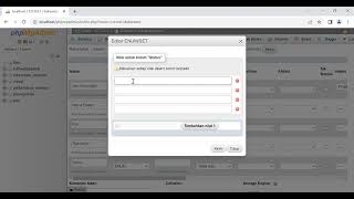 Cara membuat Database MYSQL di Localhost/ Phpmyadmin