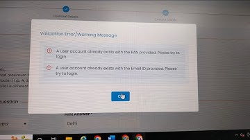 Trick - How to resolve Error - User Account already created - MCA V3