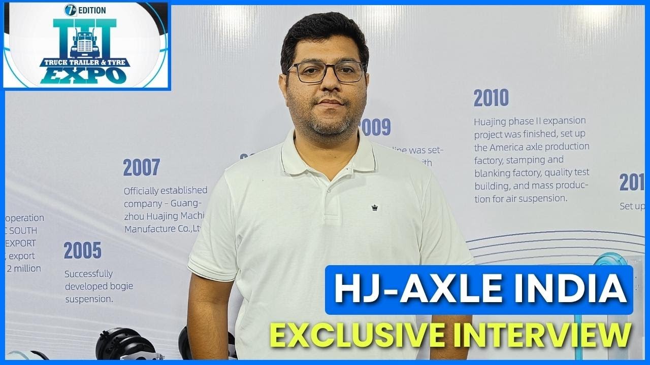 HJ Axles India Truck Trailer & Tyre Expo 2023 YouTube