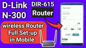 D-Link N-300 Router full set-up in Mobile | Hindi | Model DIR-615