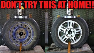 ⁣Best Dangerous and Strongest Hydraulic Press Moments Compilation VOL 4