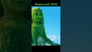 Disney Moana with Te Fiti #moanasong #animationvideos #animationshorts #oceanview #greenlands