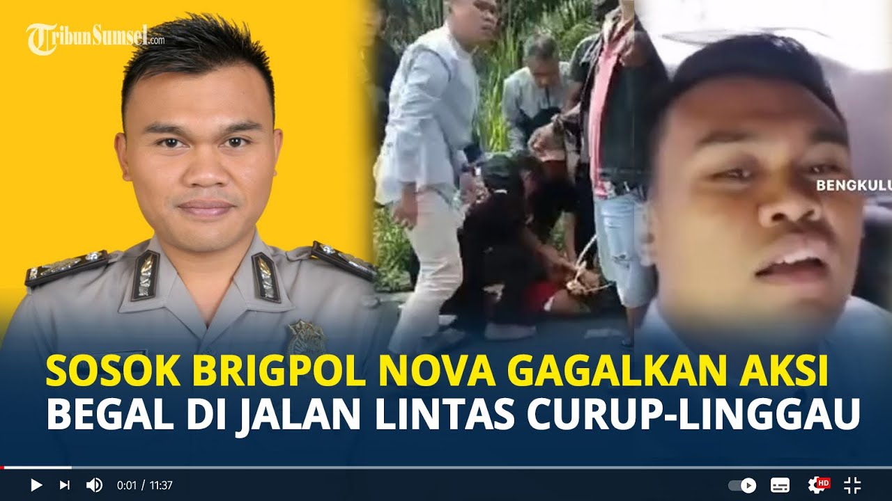 Sosok Brigpol Nova Gagalkan Aksi Begal di Jalan Lintas Curup-Linggau