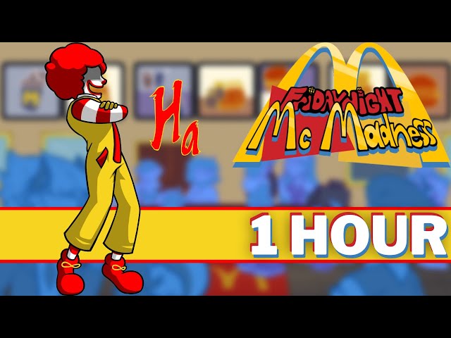 COMBO MEAL - FNF 1 HOUR Perfect Loop (VS Ronald McDonald Week I McMadness V1 Insanity) class=