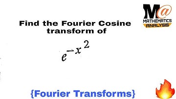 Fourier transform examples and solutions || problem 4
