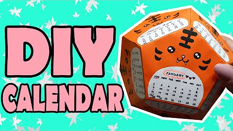 How to make your own Dodecahedron Calendar | Diy Year of the tiger Calendar | Diy Works