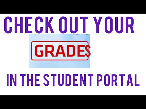 Check out your grades in the student portal.