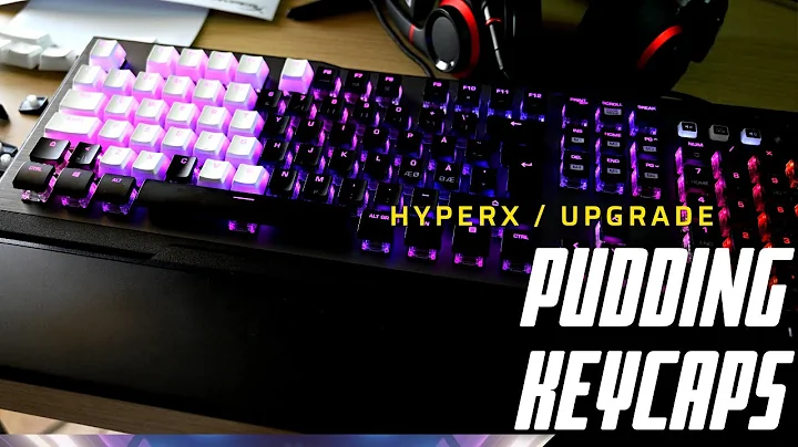 Roccat Vulcan Aimo 120 keycaps upgrade - Hyperx Pudding Keycaps