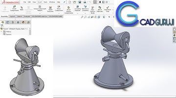 SolidWorks Practice Tutorial 2 for Beginners | Stock Bracket Assembly| Part & Assembly| #cadguruji