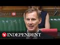 Jeremy Hunt told off by Commons Speaker for not wearing tie and having top button undone